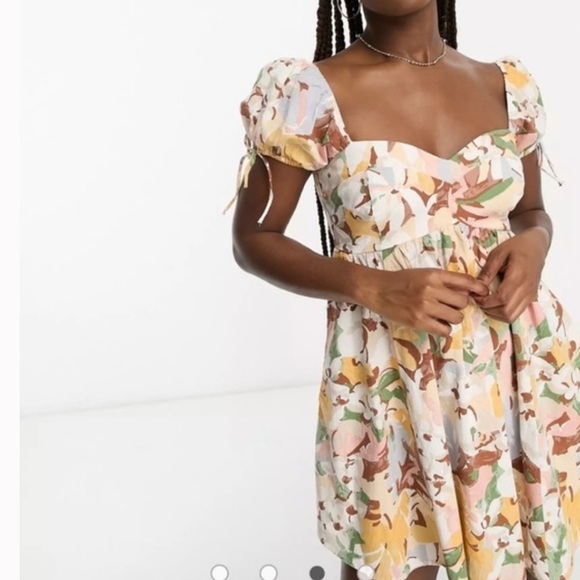 Babydoll Mini Dress Tropical
Abercrombie & Fitch XSp - Picture 2 of 16